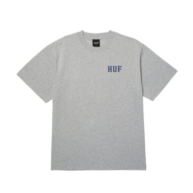 HUF Classic H Short Sleeve T-Shirt Heather Gray Navy