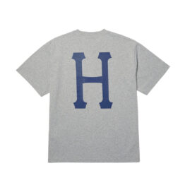 HUF Classic H Short Sleeve T-Shirt Heather Gray Navy