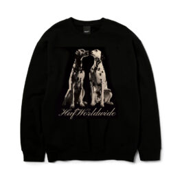HUF Dogged Crewneck Sweatshirt Black