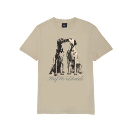 HUF Dogged Short Sleeve T-Shirt Bleach White