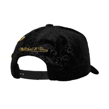 Mitchell & Ness New York Yankees All In Pro Snapback Hat Black Gold