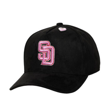 Mitchell & Ness San Diego Padres All Heart Pro Snapback Hat Black