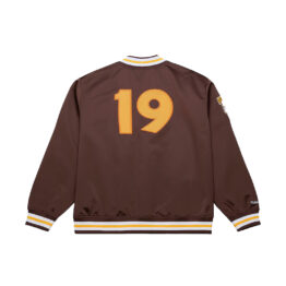 Mitchell & Ness San Diego Padres Player Collection Tony Gwynn Lightweight Satin Jacket Brown