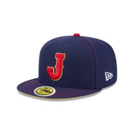 New Era 59Fifty Japan On Field World Baseball Classic 2026 Youth Fitted Blue Red