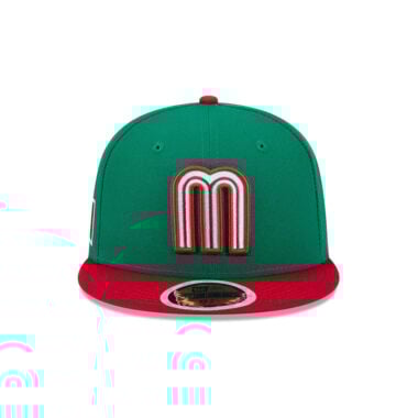 New Era 59Fifty Mexico On Field World Baseball Classic 2026 Youth Fitted Hat Kelly Green Red New Era 59Fifty Mexico On Field World Baseball Classic 2026 Youth Fitted Hat Kelly Green Red