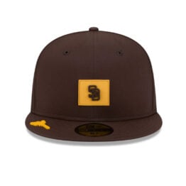 New Era 59Fifty San Diego Padres Clubhouse 2026 Fitted Hat Burnt Wood Brown Gold