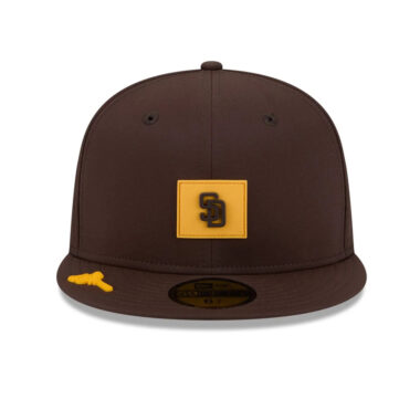 New Era 59Fifty San Diego Padres Clubhouse 2026 Fitted Hat Burnt Wood Brown Gold