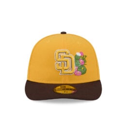 New Era 59Fifty San Diego Padres Official Spring Training 2026 On Field Fitted Hat Brown Gold