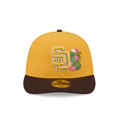 New Era 59Fifty San Diego Padres Official Spring Training 2026 On Field Fitted Hat Brown Gold