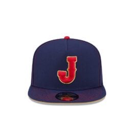 New Era 9Fifty Japan Official World Baseball Classic 2026 A-Frame Snapback Hat Blue Red