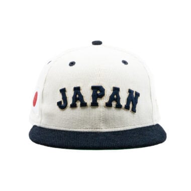 New Era 9Fifty Japan Official World Baseball Classic 2026 Corduroy Two Tone Snapback Hat Chrome White Navy New Era 9Fifty Japan Official World Baseball Classic 2026 Corduroy Two Tone Snapback Hat Chrome White Navy