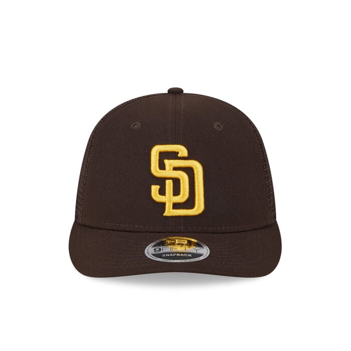 New-Era-9Fifty-Low-Profile-San-Diego-Padres-Mesh-Trucker-Snapback-Hat-Burnt-Wood-Brown-Gold-front.jpg New-Era-9Fifty-Low-Profile-San-Diego-Padres-Mesh-Trucker-Snapback-Hat-Burnt-Wood-Brown-Gold-front.jpg