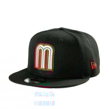 New Era 9Fifty Mexico Official World Baseball Classic Snapback Hat Black