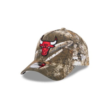 New Era 9Forty Chicago Bulls A-Frame Snapback Hat Realtree Camo Red