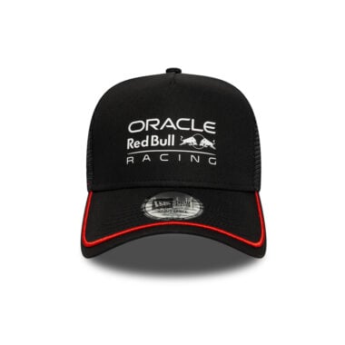 New Era 9Forty Red Bull Oracle Formula 1 Racing Patch A-Frame Mesh Trucker Snapback Hat Black Red New Era 9Forty Red Bull Oracle Formula 1 Racing Patch A-Frame Mesh Trucker Snapback Hat Black Red
