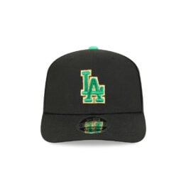 New Era 9Seventy Los Angeles Dodgers St Patricks Day 2026 Stretch Snapback Hat Black Kelly Green