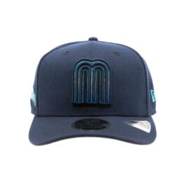 New Era 9Seventy Mexico Official World Baseball Classic Biolumiscenscia Stretch Snapback Hat Oceanside Blue