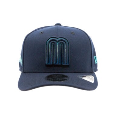 New Era 9Seventy Mexico Official World Baseball Classic Biolumiscenscia Stretch Snapback Hat Oceanside Blue New Era 9Seventy Mexico Official World Baseball Classic Biolumiscenscia Stretch Snapback Hat Oceanside Blue