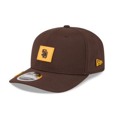 New Era 9Seventy San Diego Padres Clubhouse 2026 Stretch Snapback Hat Burnt Wood Brown Gold