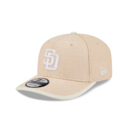 New Era 9Seventy San Diego Padres Wicker Stretch Snapback Hat Cream White