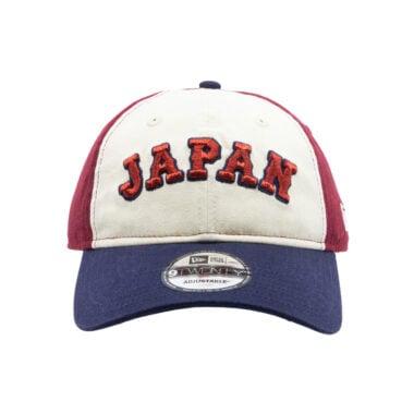 New Era 9Twenty Japan Official World Baseball Classic 2026 Strapback Hat Pinwheel White Cardinal Light Navy New Era 9Twenty Japan Official World Baseball Classic 2026 Strapback Hat Pinwheel White Cardinal Light Navy
