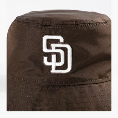 New Era San Diego Padres Fern Print Flip Reversible Bucket Hat Brown White New Era San Diego Padres Fern Print Flip Reversible Bucket Hat Brown White