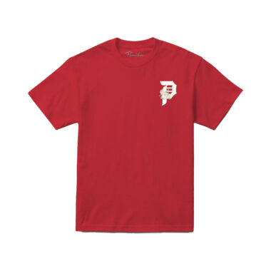 Primitive Valentine Shooter Heavyweight Short Sleeve T-Shirt Red