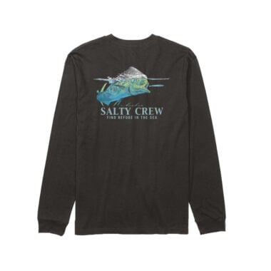 Salty Crew Mahi Surface Long Sleeve T-Shirt Black Salty Crew Mahi Surface Long Sleeve T-Shirt Black