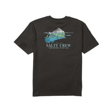 Salty Crew Mahi Surface Short Sleeve T-Shirt Black Salty Crew Mahi Surface Short Sleeve T-Shirt Black