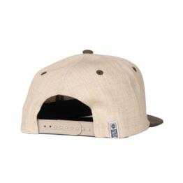 Salty Crew Tako Club Snapback Hat Natural Olive