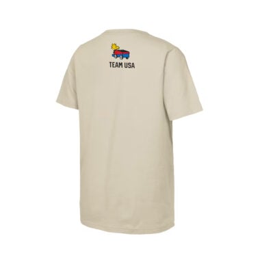 Team USA x Peanuts Snoopy Team Hockey Youth Short Sleeve T-Shirt Cream White Team USA x Peanuts Snoopy Team Hockey Youth Short Sleeve T-Shirt Cream White