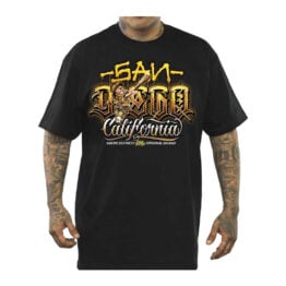 Dyse One Golden Short Sleeve T-Shirt Black