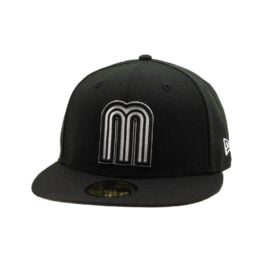 New Era 59Fifty Mexico Official World Baseball Classic Fitted Hat Black White