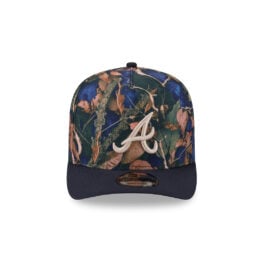 New Era 9Fifty Atlanta Braves Leaves A-Frame Snapback Hat Leaf Camo White Black