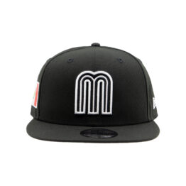 New Era 9Fifty Mexico Official World Baseball Classic Snapback Hat Black White