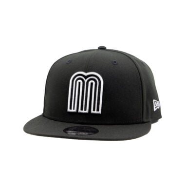 New Era 9Fifty Mexico Official World Baseball Classic Snapback Hat Black White New Era 9Fifty Mexico Official World Baseball Classic Snapback Hat Black White