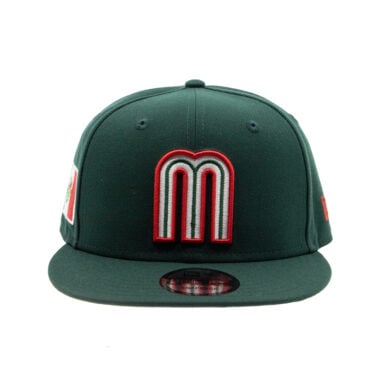 New Era 9Fifty Mexico Official World Baseball Classic Snapback Hat Dark Green New Era 9Fifty Mexico Official World Baseball Classic Snapback Hat Dark Green