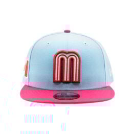 New Era 9Fifty Mexico Official World Baseball Classic Snapback Hat Doscientos Blue Pink