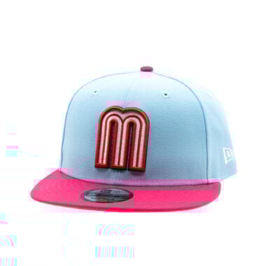 New Era 9Fifty Mexico Official World Baseball Classic Snapback Hat Doscientos Blue Pink New Era 9Fifty Mexico Official World Baseball Classic Snapback Hat Doscientos Blue Pink