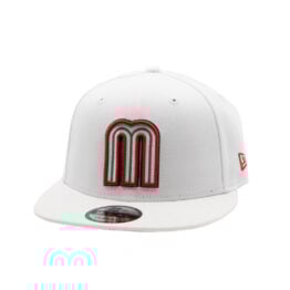 New Era 9Fifty Mexico Official World Baseball Classic Snapback Hat White Official Team Colors