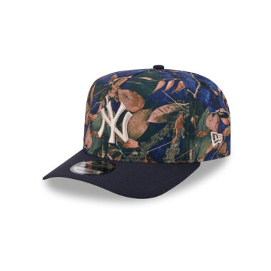 New Era 9Fifty New York Yankees Leaves A-Frame Snapback Hat Leaf Camo White Black