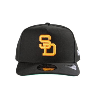 New Era 9Fifty San Diego Padres 1984 A-Frame Snapback Hat Black Gold Orange New Era 9Fifty San Diego Padres 1984 A-Frame Snapback Hat Black Gold Orange