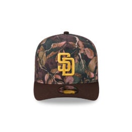 New Era 9Fifty San Diego Padres Leaves A-Frame Snapback Hat Leaf Camo Gold Brown