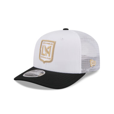 New Era 9Seventy Los Angeles Football Club LAFC Jersey Hook Alternate Mesh Trucker Stretch Snapback Hat White Black