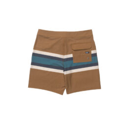 Salty Crew Crew Stripe Boardshort Bronze Brown