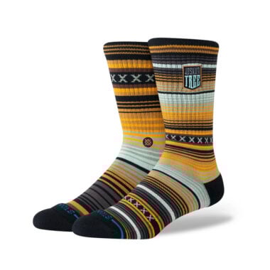 Stance Curren Parks Crew Socks Gold Stance Curren Parks Crew Socks Gold