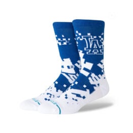 Stance Los Angeles Dodgers Pixel Crew Socks Blue