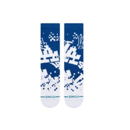Stance Los Angeles Dodgers Pixel Crew Socks Blue