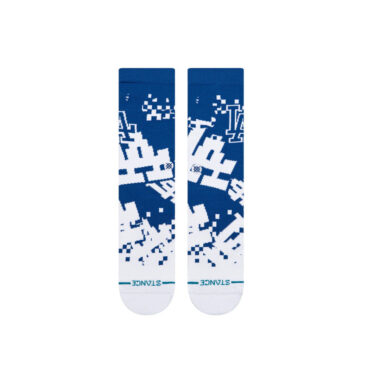 Stance Los Angeles Dodgers Pixel Crew Socks Blue