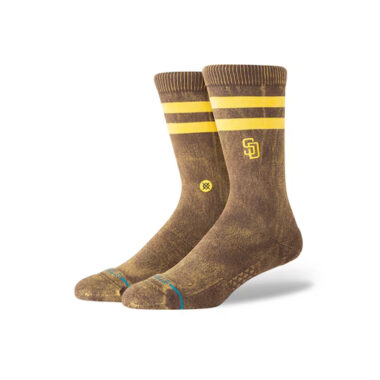 Stance San Diego Padres Rotation Crew Socks Brown